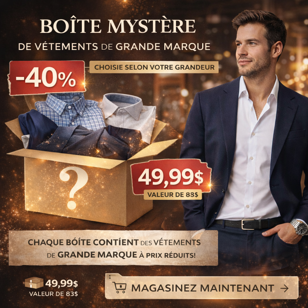 Vêtements pour Homme – Grandes marques à rabais