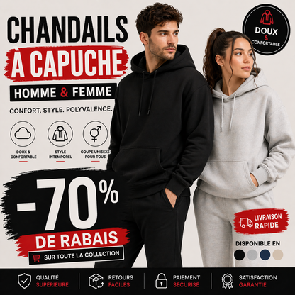 Chandails à capuche Homme et Femme Mixte – Grandes marques à rabais